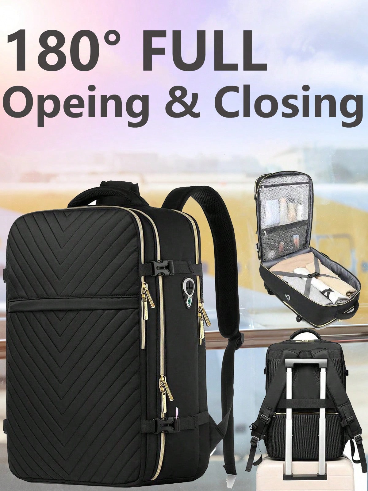 Backpacks - Large Carry On Travel Backpack -