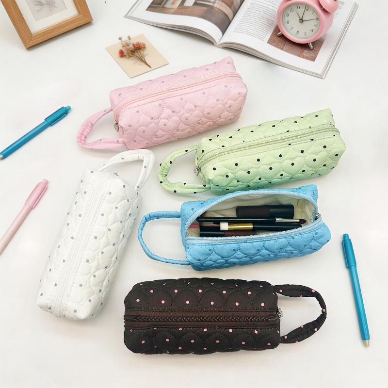 Portable Polka Dot Cosmetic Ba - Cosmetic Bags 评论和价格