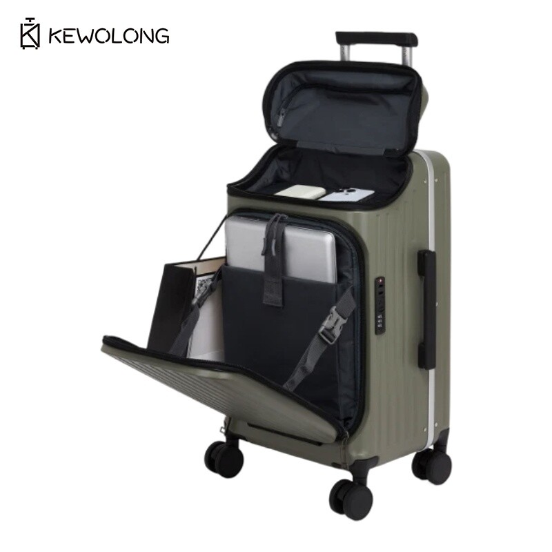20 Inch Front Opening Carry On - Spinner Wheel Rolling Suitcase 20 Inch 评论和价格