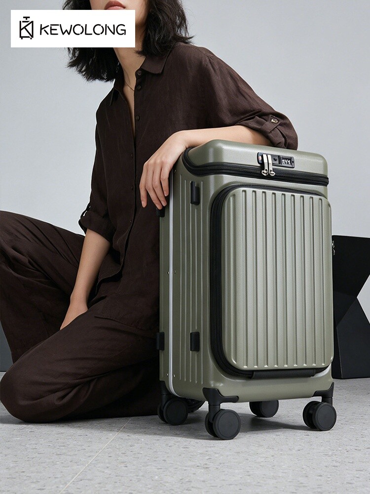 20 Inch Front Opening Carry On - Spinner Wheel Rolling Suitcase 20 Inch 评论和价格