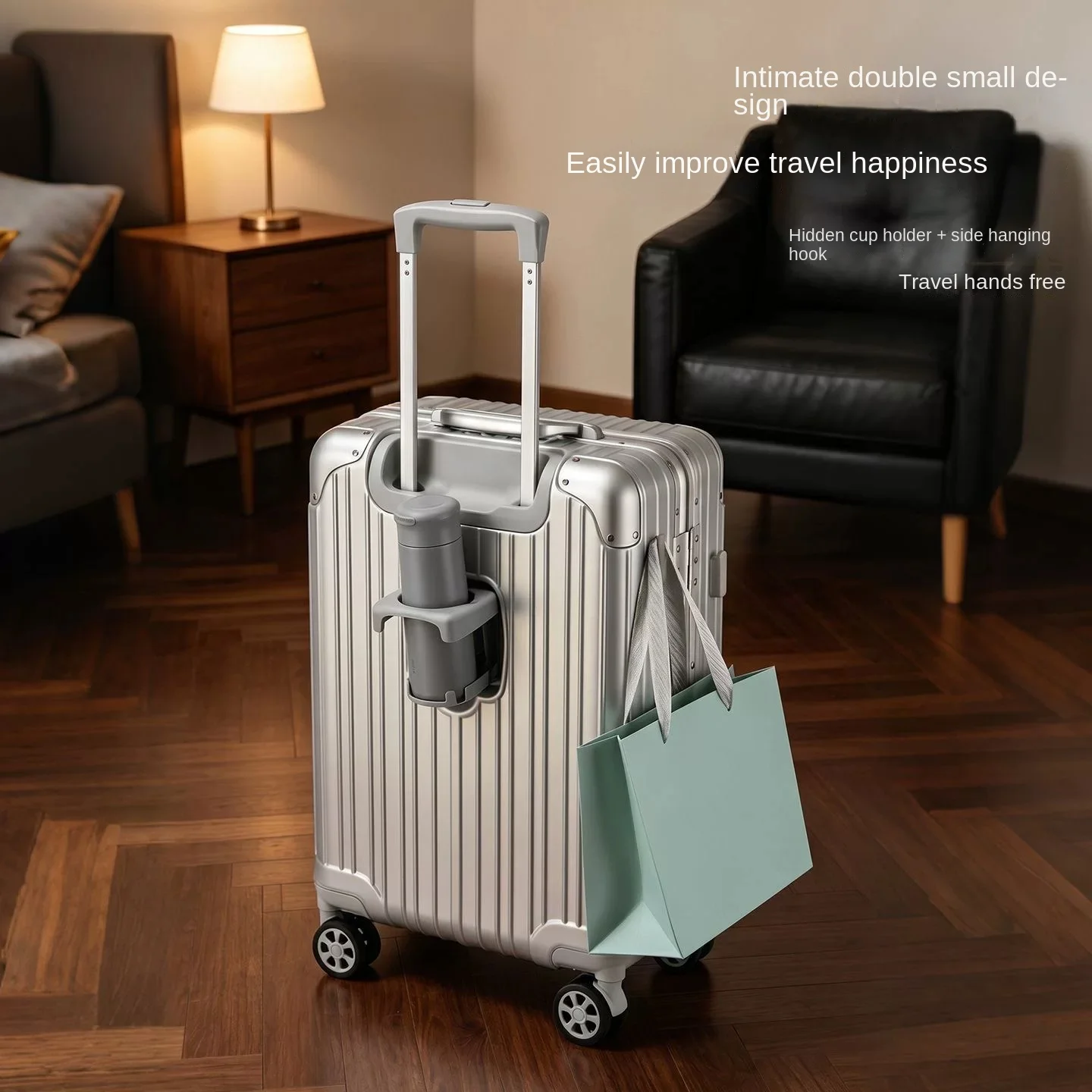 20/24/28 inch Front Opening Tr - Spinner Wheel Rolling Suitcase 20 Inch 评论和价格