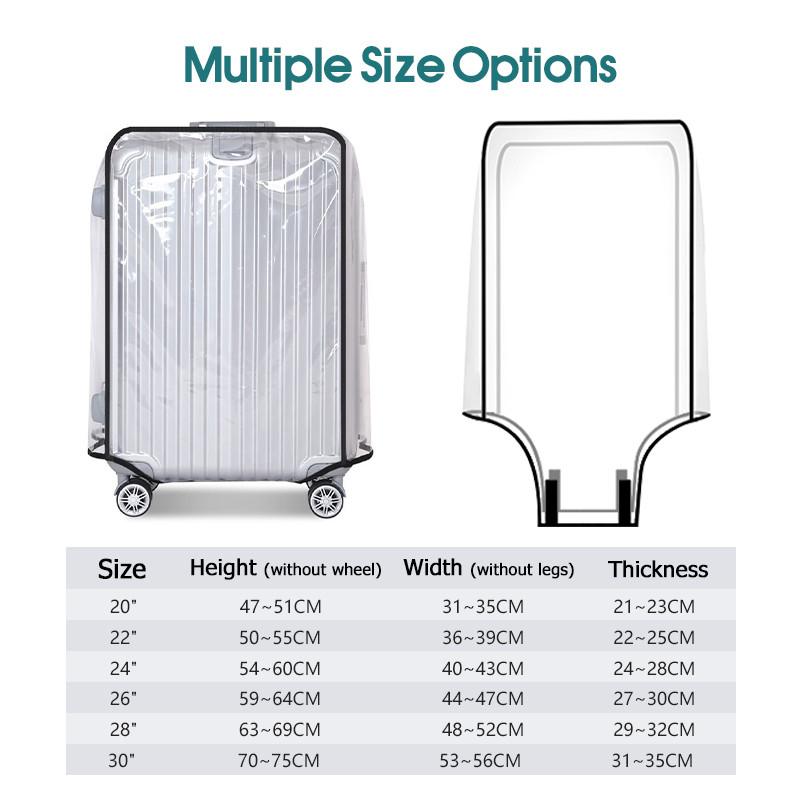 Waterproof Transparent Luggage - Luggage Protective Cover Transparent 评论和价格