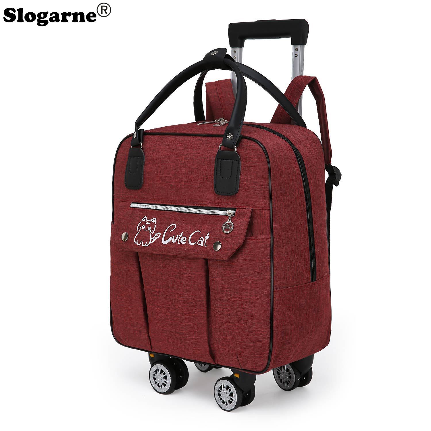 Trolley Large Capacity Travel  - Foldable Rolling Luggage Bag 评论和价格