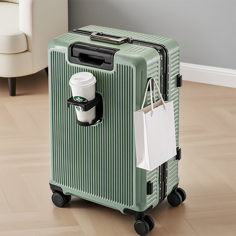 Aluminum Frame Password Suitca - Aluminum Frame Carry On Luggage 评论和价格