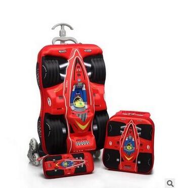 3D Boys Car trolley suitcase C - Foldable Rolling Luggage Bag 评论和价格